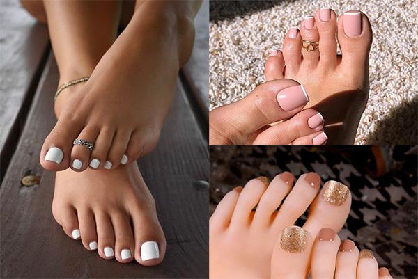 50 mẫu nail chân đẹp đơn giản dẫn đầu xu hướng hiện nay