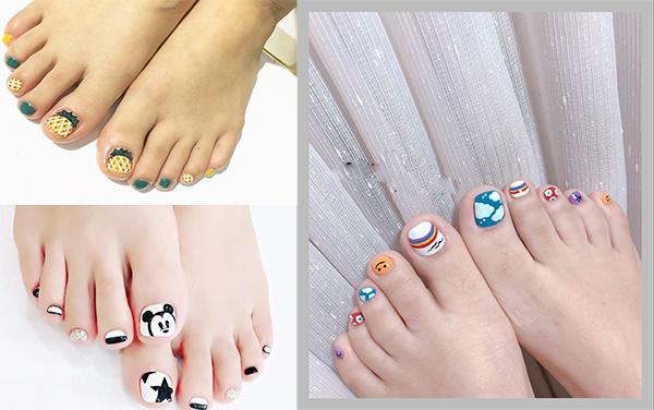 Maggi Nails  móng chân cute dành cho ce nào thích vẽ hoạt  Facebook