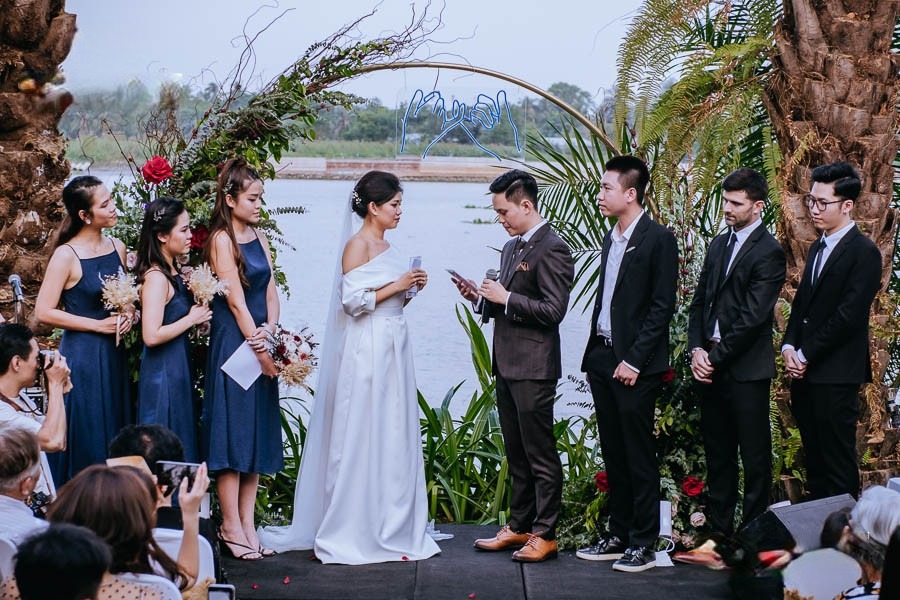 Trình tự tổ chức wedding ceremony kiểu tây đúng chuẩn