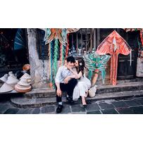 Ảnh cưới ở Đà Nẵng của cặp nên duyên nhờ bạn thân