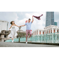 Ảnh cưới tại TP HCM và Jeju của cặp Việt kiều