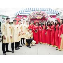 Áo dài bưng quả nam lịch lãm dành cho mùa cưới 2019 Áo dài bưng quả nam lịch lãm dành cho mùa cưới 2019