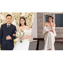 Cô dâu của đạo diễn 'Cua lại vợ bầu' diện 2 váy cưới 240 triệu đồng Cô dâu của đạo diễn 'Cua lại vợ bầu' diện 2 váy cưới 240 triệu đồng