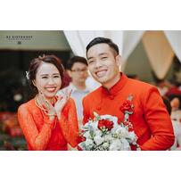 Ngập tràn sắc đỏ cherry trong lễ đính hôn của đôi uyên ương Việt Ngập tràn sắc đỏ cherry trong lễ đính hôn của đôi uyên ương Việt