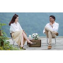 MC Lê Thùy Linh bật mí ảnh cưới bên chú rể ngoại quốc