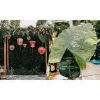 Tiệc cưới 'xanh' của uyên ương người Mỹ Tiệc cưới 'xanh' của uyên ương người Mỹ