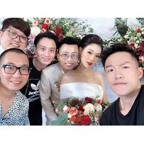 Tóc Tiên đến chung vui trong đám cưới của rapper Rhysmastic Tóc Tiên đến chung vui trong đám cưới của rapper Rhysmastic