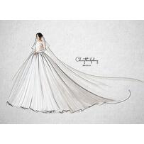 Váy cưới của Nhã Phương giấu kín bấy lâu đã được tiết lộ