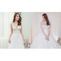 2 váy cưới trị giá nửa tỷ đồng của Lê Hà