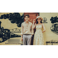 Ảnh cưới 7 triệu đồng ở xóm đường tàu, công viên Yên Sở Hà Nội