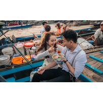 Ảnh cưới chụp ở chợ nổi Cái Răng, Cần Thơ