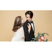 Ảnh cưới của cặp chồng gầy, vợ béo cưới nhau sau 2 tháng hẹn hò