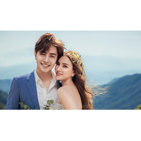 Ảnh cưới của Thu Thủy với bạn trai kém 10 tuổi