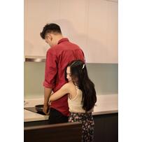 Bộ ảnh cưới siêu đáng yêu của cặp đôi “nấm lùn và cao kều”