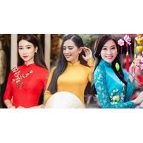 Đầu năm diện áo dài, chọn kiểu tóc nào để "xinh bất chấp" như Đặng Thu Thảo, Đỗ Mỹ Linh?