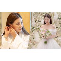 Hôn thê của đạo diễn 'Cua lại vợ bầu' chọn trang điểm tông cam