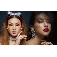 Lilly Nguyễn biến hóa với makeup cô dâu thập niên 1960