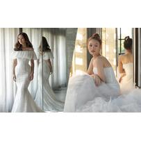 Váy cưới giúp cô dâu khoe vẻ đài các