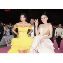 Chiếm sóng với váy áo thường rồi, dàn sao dự thảm đỏ HHVN lăng xê mốt make-up như tráng mỡ