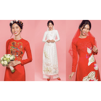 Hoa cưới cầm tay dành cho cô dâu mặc áo dài Hoa cưới cầm tay dành cho cô dâu mặc áo dài