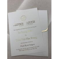 Lê Hiếu chính thức hé lộ mẫu thiệp cưới cực kỳ tối giản Lê Hiếu chính thức hé lộ mẫu thiệp cưới cực kỳ tối giản
