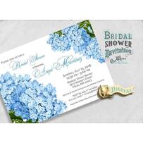 Thiệp cưới hoa cẩm tú cầu tinh tế được lòng cô dâu trẻ