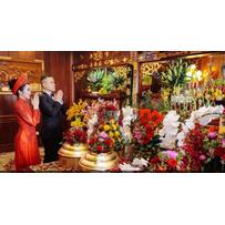 Các mẫu long phụng trái cây bàn thờ ngày cưới đẹp